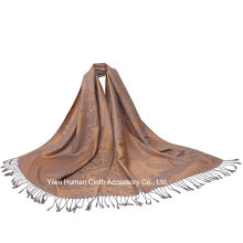 Fashion Ladies Cotton Shawl Scarf with Tassels